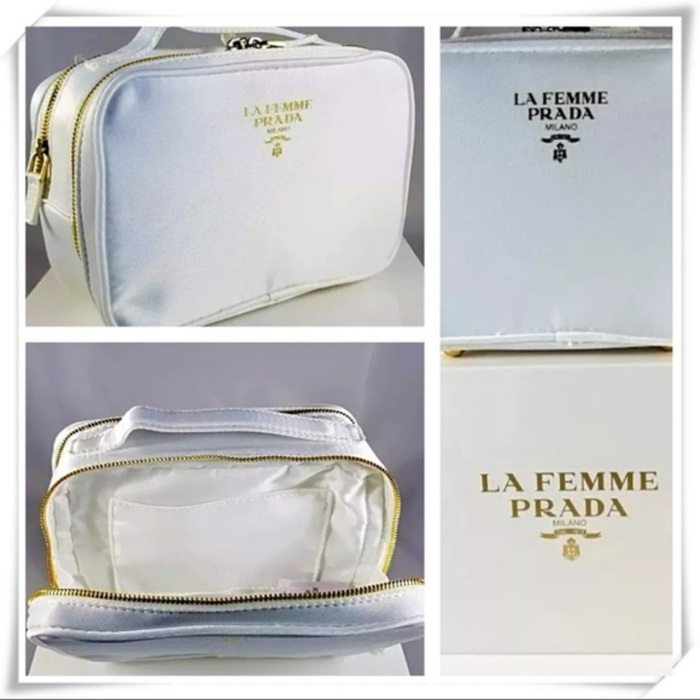 Authentic La Femme PRADA Milano-Vanity Case